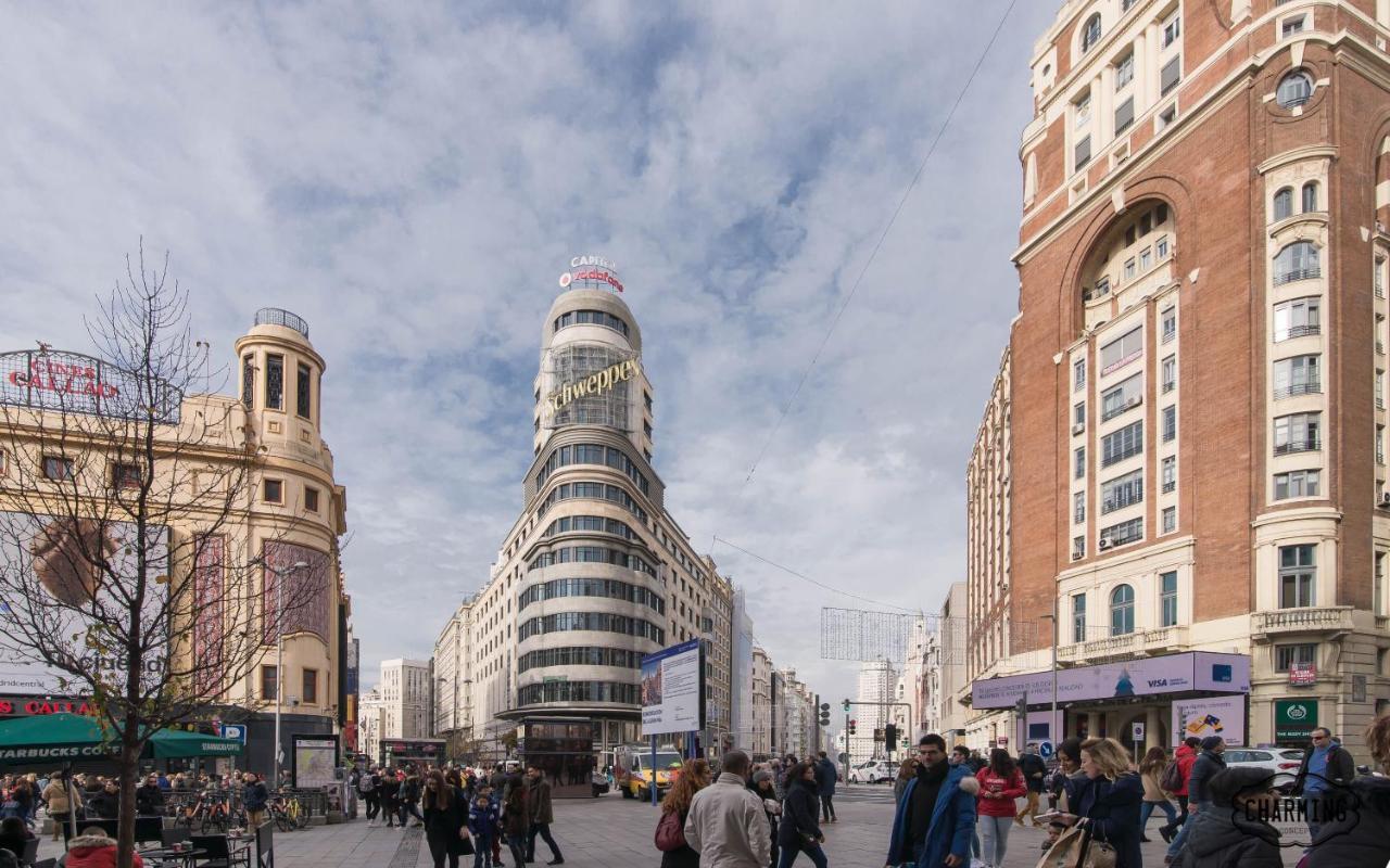 Charming Gran Via Center Apartment Мадрид Екстериор снимка